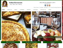 Tablet Screenshot of corellisrestaurant.com